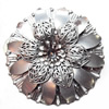 Iron Jewelry Finding Pendant Lead-free, Flower 60x63mm, Sold by PC  