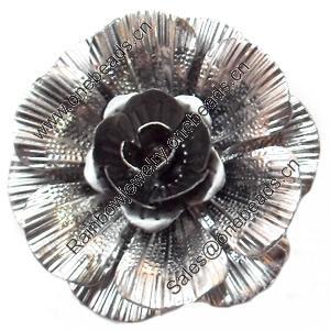 Iron Flower Lead-free, NO Hole Headwear & Costume Accessory, 34mm, Sold by PC