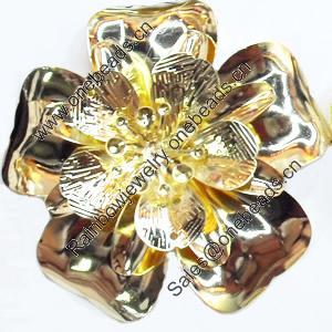 Iron Flower Lead-free, NO Hole Headwear & Costume Accessory, 63mm, Sold by PC