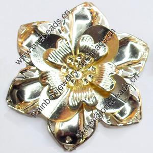 Iron Flower Lead-free, NO Hole Headwear & Costume Accessory, 63mm, Sold by PC