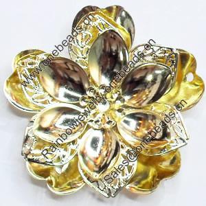 Iron Flower Lead-free, NO Hole Headwear & Costume Accessory, 59x57mm, Sold by PC