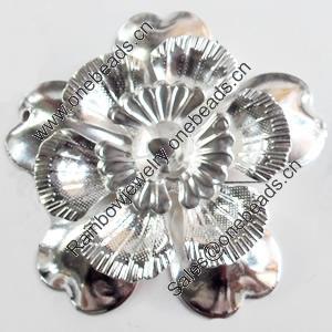 Iron Flower Lead-free, NO Hole Headwear & Costume Accessory, 60mm, Sold by PC