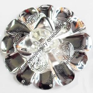 Iron Flower Lead-free, NO Hole Headwear & Costume Accessory, 56mm, Sold by PC