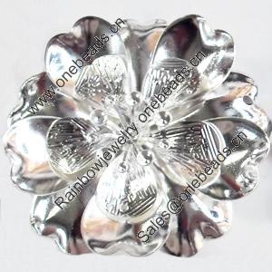 Iron Flower Lead-free, NO Hole Headwear & Costume Accessory, 60mm, Sold by PC