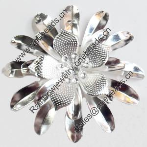 Iron Flower Lead-free, NO Hole Headwear & Costume Accessory, 68mm, Sold by PC