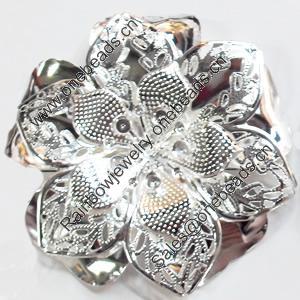 Iron Flower Lead-free, NO Hole Headwear & Costume Accessory, 64mm, Sold by PC