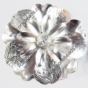 Iron Flower Lead-free, NO Hole Headwear & Costume Accessory, 60mm, Sold by PC  