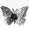 Iron Jewelry Finding Pendant Lead-free, Butterfly, 61x42mm, Sold by PC  