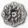 Iron Flower Lead-free, NO Hole Headwear & Costume Accessory, 20mm, Sold by PC  