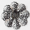 Iron Flower Lead-free, NO Hole Headwear & Costume Accessory, 22mm, Sold by PC  