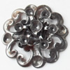 Iron Flower Lead-free, NO Hole Headwear & Costume Accessory, 24mm, Sold by PC  