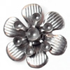 Iron Flower Lead-free, NO Hole Headwear & Costume Accessory, 23mm, Sold by PC  