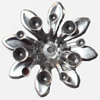 Iron Flower Lead-free, NO Hole Headwear & Costume Accessory, 26mm, Sold by PC  