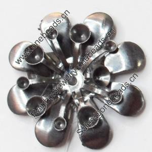 Iron Flower Lead-free, NO Hole Headwear & Costume Accessory, 27mm, Sold by PC  