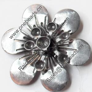 Iron Flower Lead-free, NO Hole Headwear & Costume Accessory, 28mm, Sold by PC  