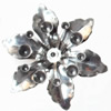 Iron Flower Lead-free, NO Hole Headwear & Costume Accessory, 32mm, Sold by PC  