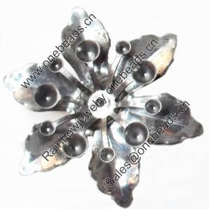 Iron Flower Lead-free, NO Hole Headwear & Costume Accessory, 32mm, Sold by PC  
