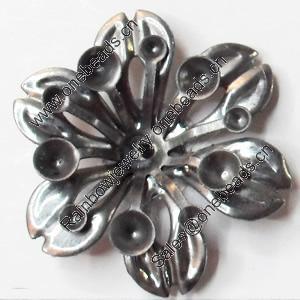 Iron Flower Lead-free, NO Hole Headwear & Costume Accessory, 25mm, Sold by PC  