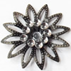 Iron Flower Lead-free, NO Hole Headwear & Costume Accessory, 28mm, Sold by PC  