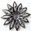 Iron Flower Lead-free, NO Hole Headwear & Costume Accessory, 28mm, Sold by PC  