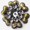 Iron Flower Lead-free, NO Hole Headwear & Costume Accessory, 22mm, Sold by PC  