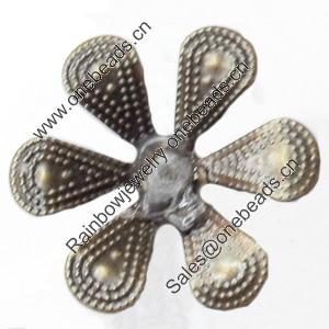 Iron Flower Lead-free, NO Hole Headwear & Costume Accessory, 30mm, Sold by PC  