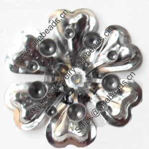 Iron Flower Lead-free, NO Hole Headwear & Costume Accessory, 30mm, Sold by PC  