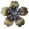 Iron Flower Lead-free, NO Hole Headwear & Costume Accessory, 34mm, Sold by PC  