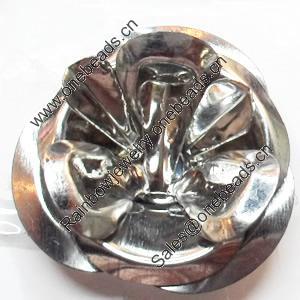 Iron Flower Lead-free, NO Hole Headwear & Costume Accessory, 41mm, Sold by PC  