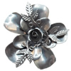 Iron Flower Lead-free, NO Hole Headwear & Costume Accessory, 63x64mm, Sold by PC  
