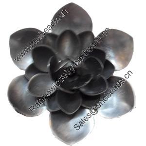 Iron Flower Lead-free, NO Hole Headwear & Costume Accessory, 58x72mm, Sold by PC  