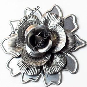 Iron Flower Lead-free, NO Hole Headwear & Costume Accessory, 58mm, Sold by PC  