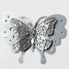 Iron Jewelry Finding Connector Lead-free, Butterfly, 85x63mm, Sold by PC  