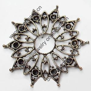 Pendant, Zinc Alloy Jewelry Findings, 47x47mm, Sold by PC
