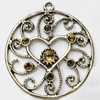 Pendant, Zinc Alloy Jewelry Findings, 41x43mm, Sold by PC