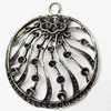 Pendant, Zinc Alloy Jewelry Findings, 40x45mm, Sold by PC