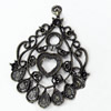 Pendant, Zinc Alloy Jewelry Findings, 34x43mm, Sold by PC