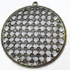 Pendant, Zinc Alloy Jewelry Findings, 48x51mm, Sold by PC