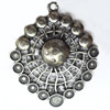 Pendant, Zinc Alloy Jewelry Findings, 40x50mm, Sold by PC