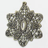 Pendant, Zinc Alloy Jewelry Findings, 45x55mm, Sold by PC