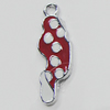 Zinc Alloy Enamel Pendant, 9x27mm, Sold by PC