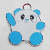 Zinc Alloy Enamel Pendant, 32x36mm, Sold by PC