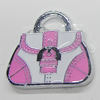 Zinc Alloy Enamel Pendant, Bag 24x23mm, Sold by PC