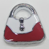 Zinc Alloy Enamel Pendant, Bag 20x21mm, Sold by PC