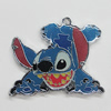 Zinc Alloy Enamel Pendant, 40x33mm, Sold by PC