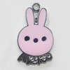 Zinc Alloy Enamel Pendant, 21x35mm, Sold by PC