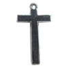 Pendant, Zinc Alloy Jewelery Findings, Cross 12x21mm, Sold by PC