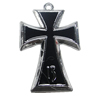 Pendant, Zinc Alloy Jewelery Findings, Cross 24x38mm, Sold by PC