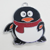 Zinc Alloy Enamel Pendant, 35x39mm, Sold by PC