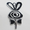 Zinc Alloy Enamel Pendant, 27x46mm, Sold by PC